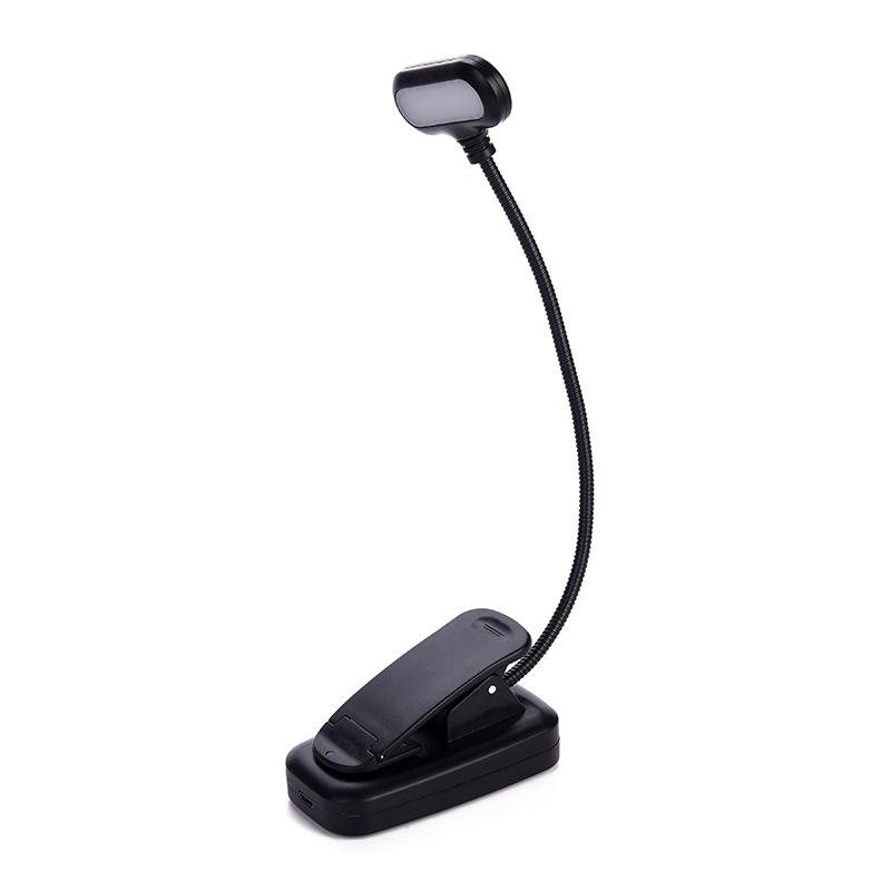 1 tk LED hämardusvoolik väike laualamp mini raamatuklambri lamp USB laadimissilmade kaitse lugemislamp