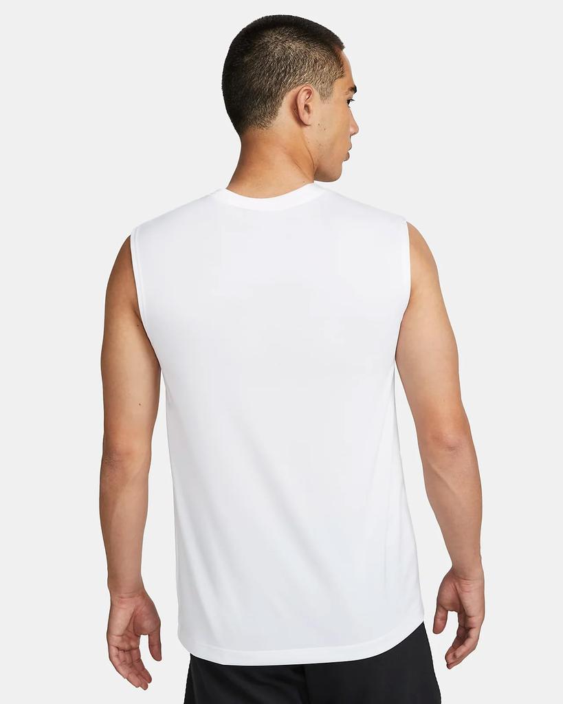 NIKE Legend Sleeveless Fitness White DX0992 Dri-FIT Men's T-Shirt (XL)