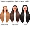 Wig Head Mannequin for Hair Braiding, Makeup, and Hairstyling Practice