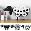 Dog Cat Shape Wall Mounted Toilet Paper Holder Paper Storage Morden Household Supplies for Hotel Home Living Room Decoration