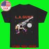 L.A. GUNS Cocked N Loaded Black T-Shirt Tee Top Unisex
