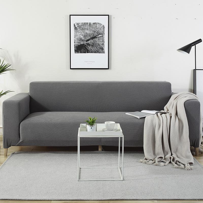 Sofa Cover Elastic For Living Room Home Jacquard Stretch Slipcovers Corner Couch Covers 1/2/3/4 Seater L Shape Free Shopping
