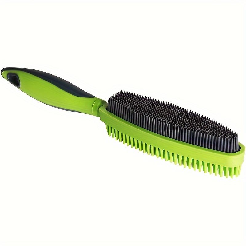 Silicone Pet Hair Remover Brush for Dogs and Cats, Gentle Grooming Tool with Massage Effect, Easy Clean Lint Brush for Clothes, Car Seats