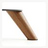 Suport Portabil pentru Boxe Metalic Organizator de Birou cu Picioare din Lemn Anti-Alunecare pentru Boxele B&W Formation Wedge