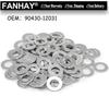 10/20/50/100PCS 90430-12031 Aluminum Oil Drain Plug Gaskets Crush Washer Seals For Toyota Camry Corolla For Lexus For Scion