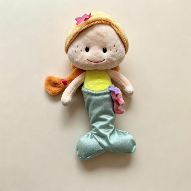 Plüsch-Therapiepuppe mit Kleid für Kinder, Mädchen und Jungen