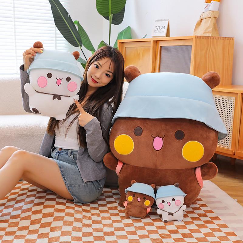 Panda Emoji Plush Toy Pp Cotton Stuffed Animal Cushion Gift For Anime Fans Special Characters Included