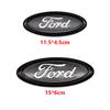 AKL1 Ford 11.5cm 15cm Logo ABS Material For Ford Fiesta Ranger Mondeo Fusion Escape Edge Focus Mustang Rear Trunk Emblem Accessories