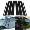 8pcs/set Middle Column Sticker Window Door Column B C Pillar Post Cover Trim Decal for Lincoln MKX Fit Ford Edge 2007-2014