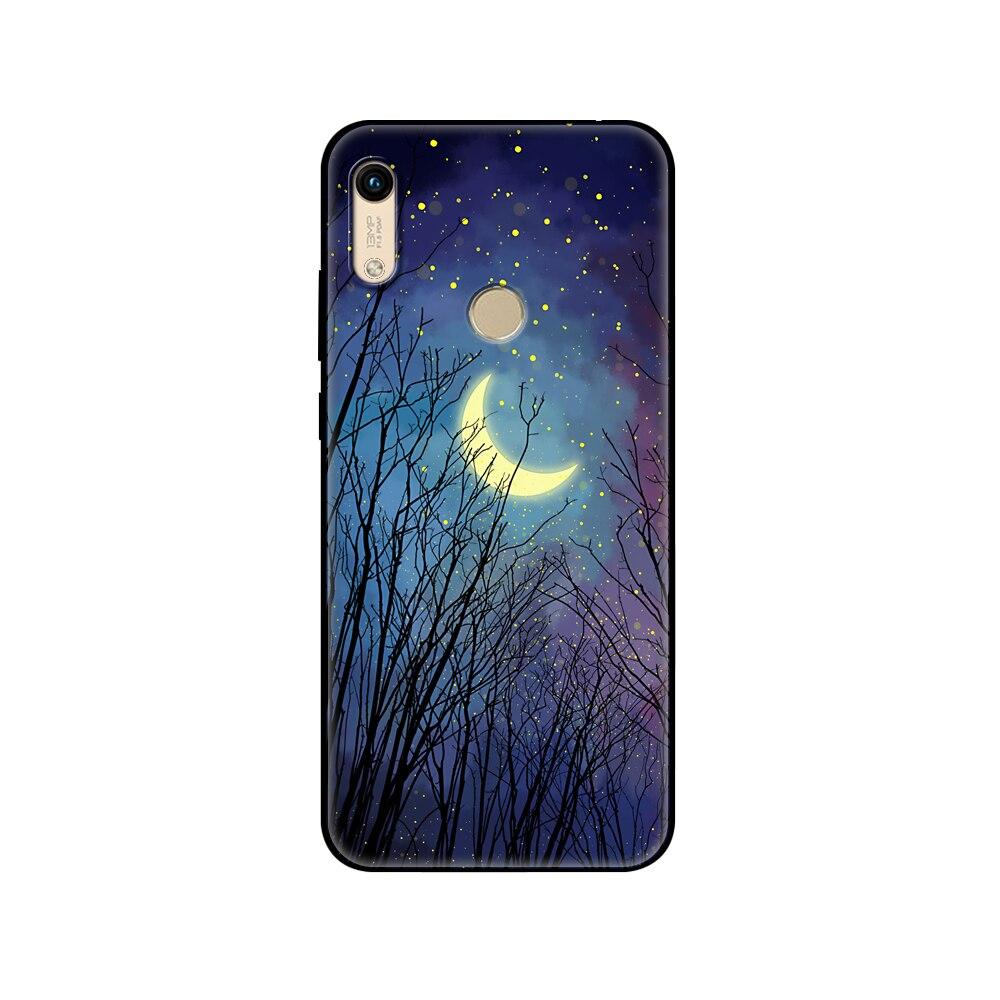 For Honor 8A Case For Huawei Honor 8A Prime Case Silicon TPU Back Cover Phone Case Black Tpu Casepink Anime Space Car