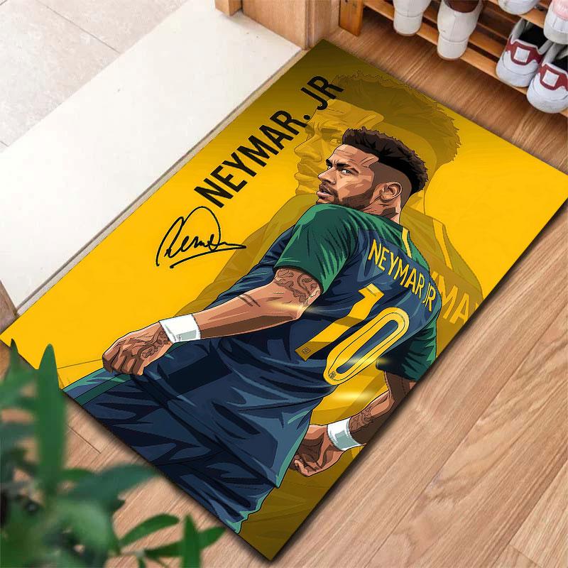 Neymar Carpet Rug for Living Room Bedroom Home Sofa Decoration,Kids Play Non-slip Floor Mat
