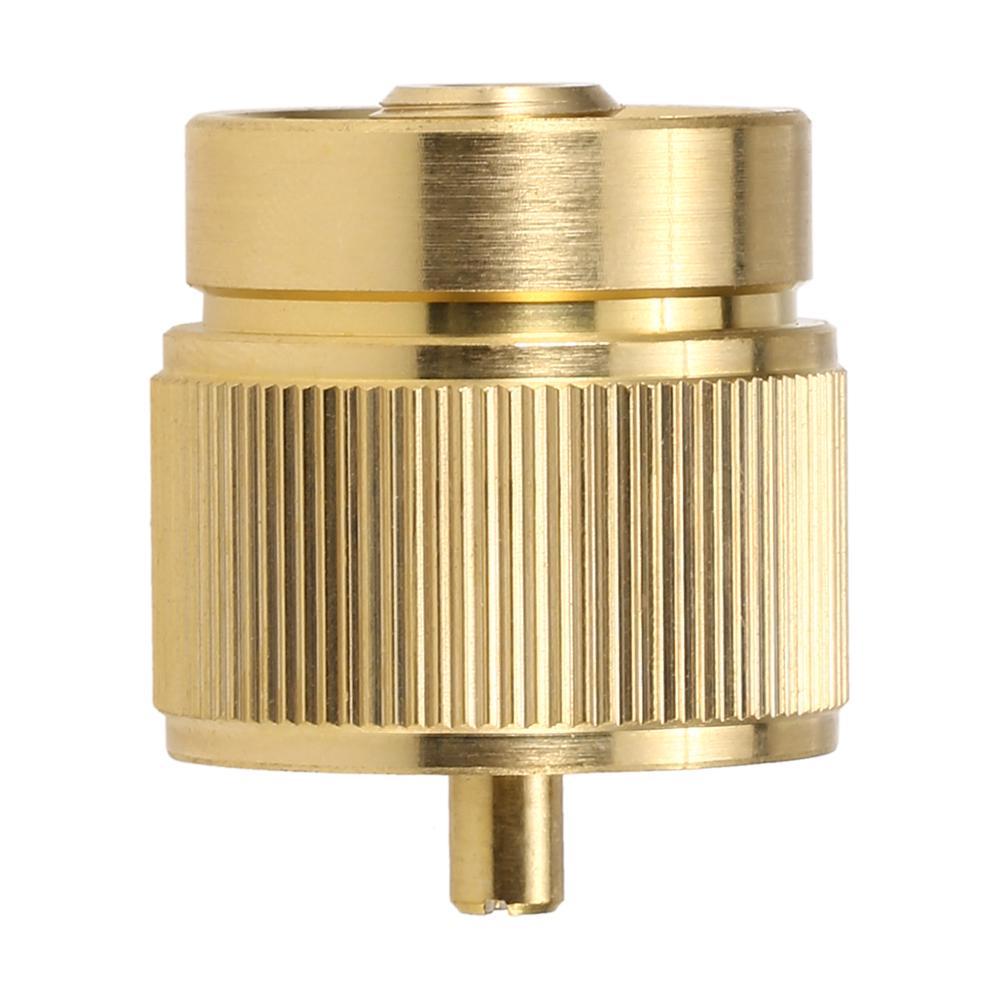 Propane Fuel Tank Adapter Lindal Valve Output Camping Stove Tank Convert Gas Tank Adapter 1 LB Cylinder Input