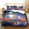 Set lenjerie de pat Iisus Fecioara Maria Set lenjerie de pat pentru dormitor pat simplu Plapumă Copii Adulți Pătură pat Huse de plapumă Dublu King Plapumă Decor casă