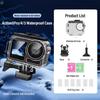 soonpho Câmera de Ação à Prova d'Água 60M para DJI Osmo Action4/3/5 Pro Acessórios de Câmera Protetores para Esportes