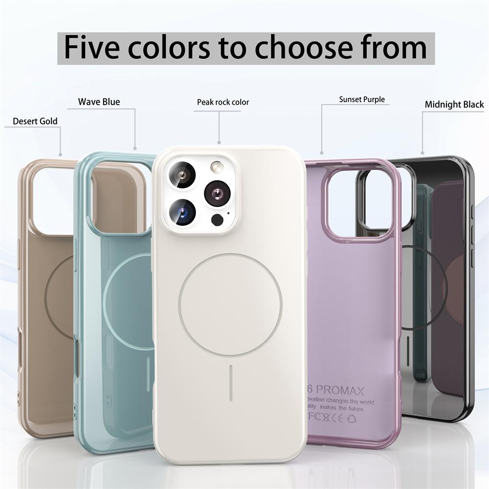 Liquid Silicone Magsafe Phone Case For iPhone 11 12 13 14 15 16 Pro Max 7 8 XS Magnetic Wireless Charger Shockproof Bumper Cover