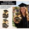 Graduation Gift Boxes Set of 10 Cardboard Boxes with Graduation Cap Design and Congratulatory Print for Party Favors Decorations and Presents