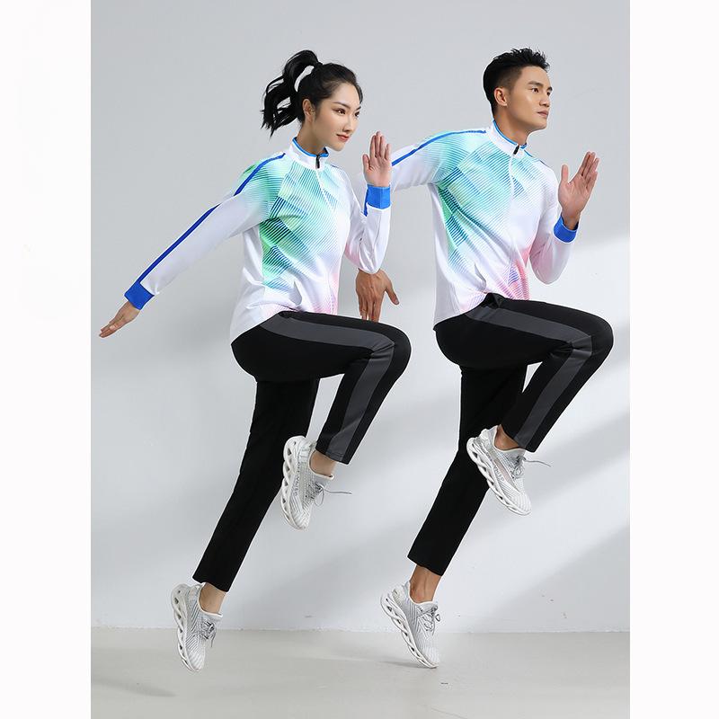 Badminton Tennis Uniforms Fitness Activitieswear Jackets Autumn and Winter Men's and Women's Jacket Suits Group Appearance Uniform Practical Use