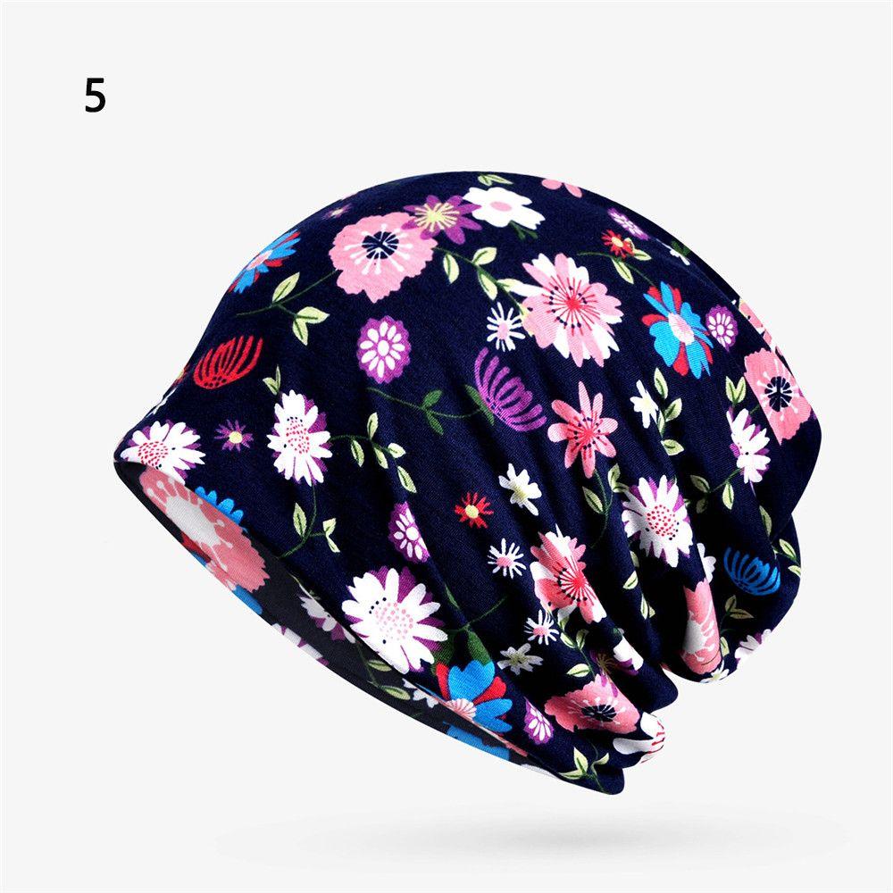 Cotton Hair Loss Headscarf Sleep Caps Beanies Muslim Hijabs Chemo Hat Head Wrap Women Turban Hat