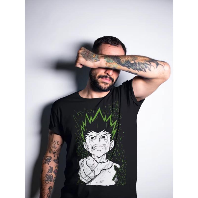 Trend Summer 2025 Cosplay Anime Hunter X Hunter Gon T-shirt Hisoka Manga Strip Gift Exclusive Shirt All Sizes Graphic T Shirts