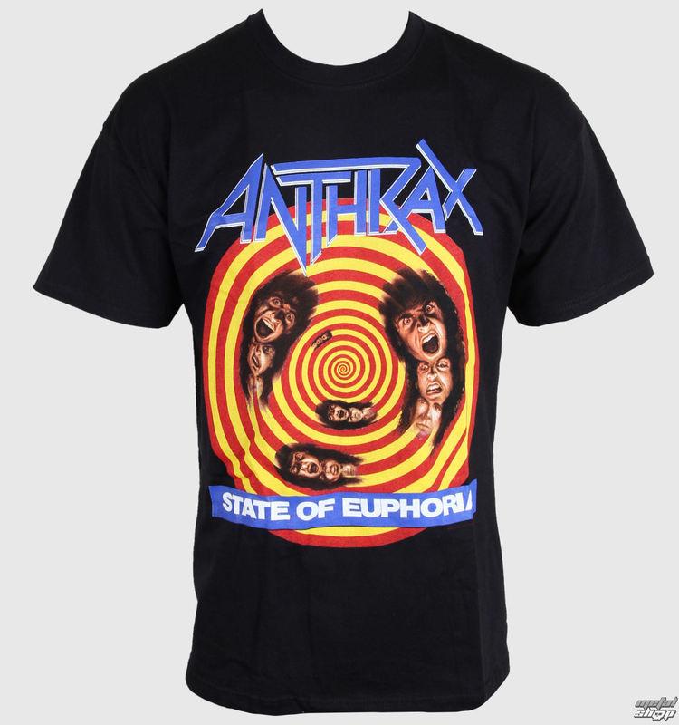 Seltenes Anthrax Band Grafik Baumwoll T-Shirt Unisex Sommer Kurzarm Modemarke Tee Luxus Lässig Vintage Retro Top