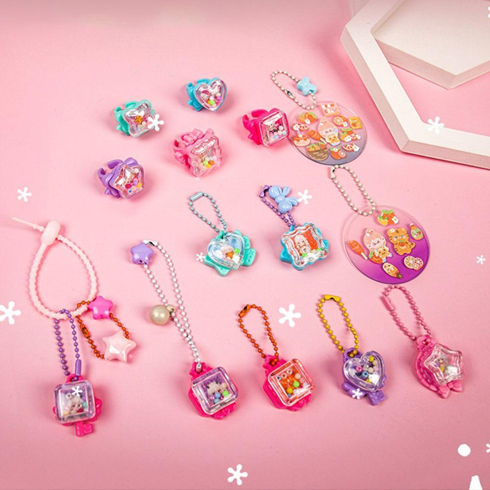 67/73/207PCS 3D Stickers Jewelry Making Kit Multicolor Versatile Toys Handmade Sticker Machine Gift