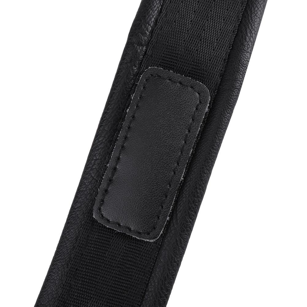 Sangle de cou universelle réglable en cuir PU souple avec crochet en métal Pièces de musique pour saxophone