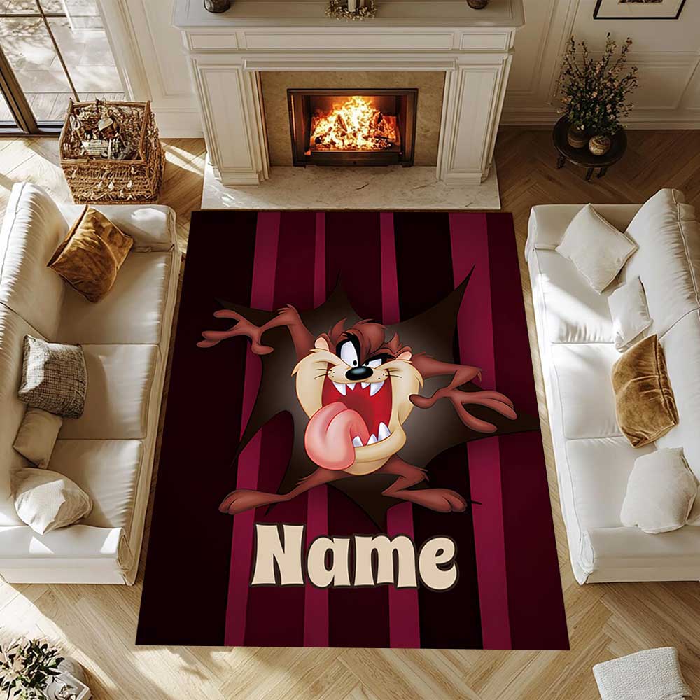 Warner (28) Customize Your Name Rug, Office Chair Cushion, Home Bedroom Living Room Gift.