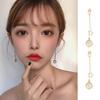 Youpin Drop Women's Layered Star Pearl Gold Earrings