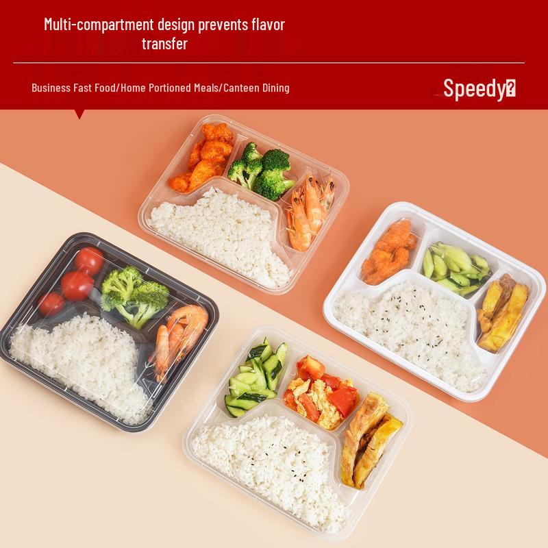 HANDUNYOU Transparent Disposable Food Containers