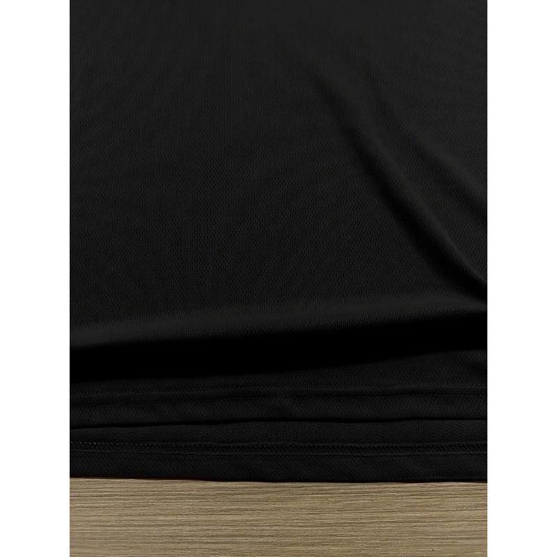 Europäische Größen Herren Freizeit Kurzarm T-Shirt - Print Atmungsaktiv Reguläre Passform Rundhalsausschnitt Design, Geeignet für Sommer Outdoor-Sportarten und Freizeitkleidung