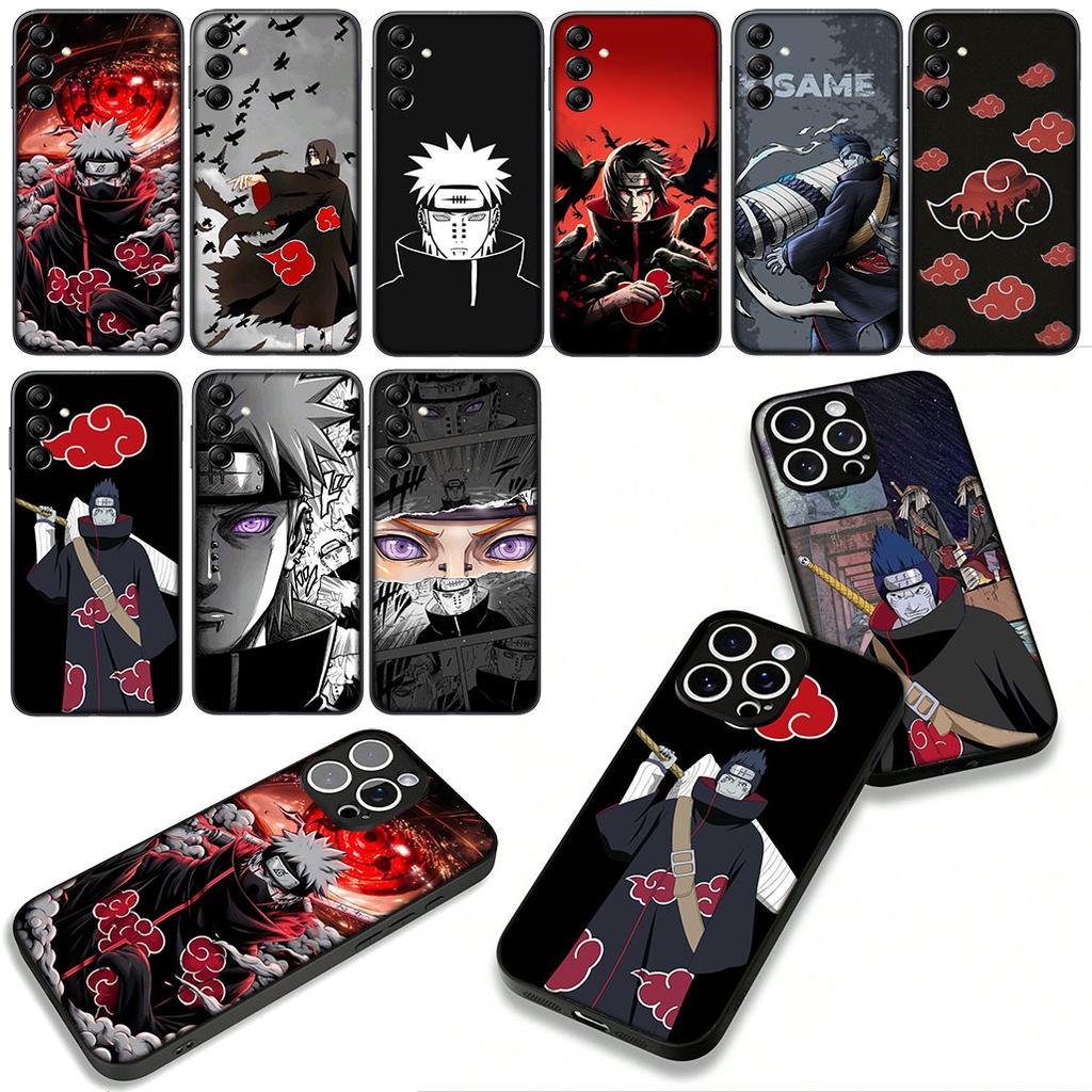 For Samsung Galaxy A36 A17 A26 A07 A35 A54 A53 A13 A33 A34 S8 S9 S20 S21 FE S10 Plus Case Pain Narutos KISAME Akatsuki Itachi