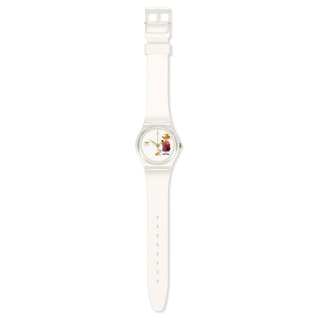 Swatch WIE MAJESTÄTISCH Gent GZ711 Weiße Uhr