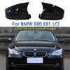 For BMW E60 E61 2pcs Rear View Mirror Cover Caps Trim Shell Frame 5 Series 520i 520d 523i 525d 530i 530d 535i 540i LCI