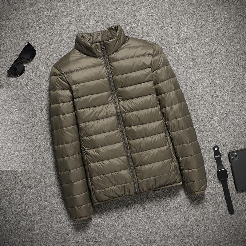 2026 New Hooded Ultralight Quilted Coat for Warm Winter Down Coats Light Puffer Lightweight Down Jackets Men's Jackets Spring