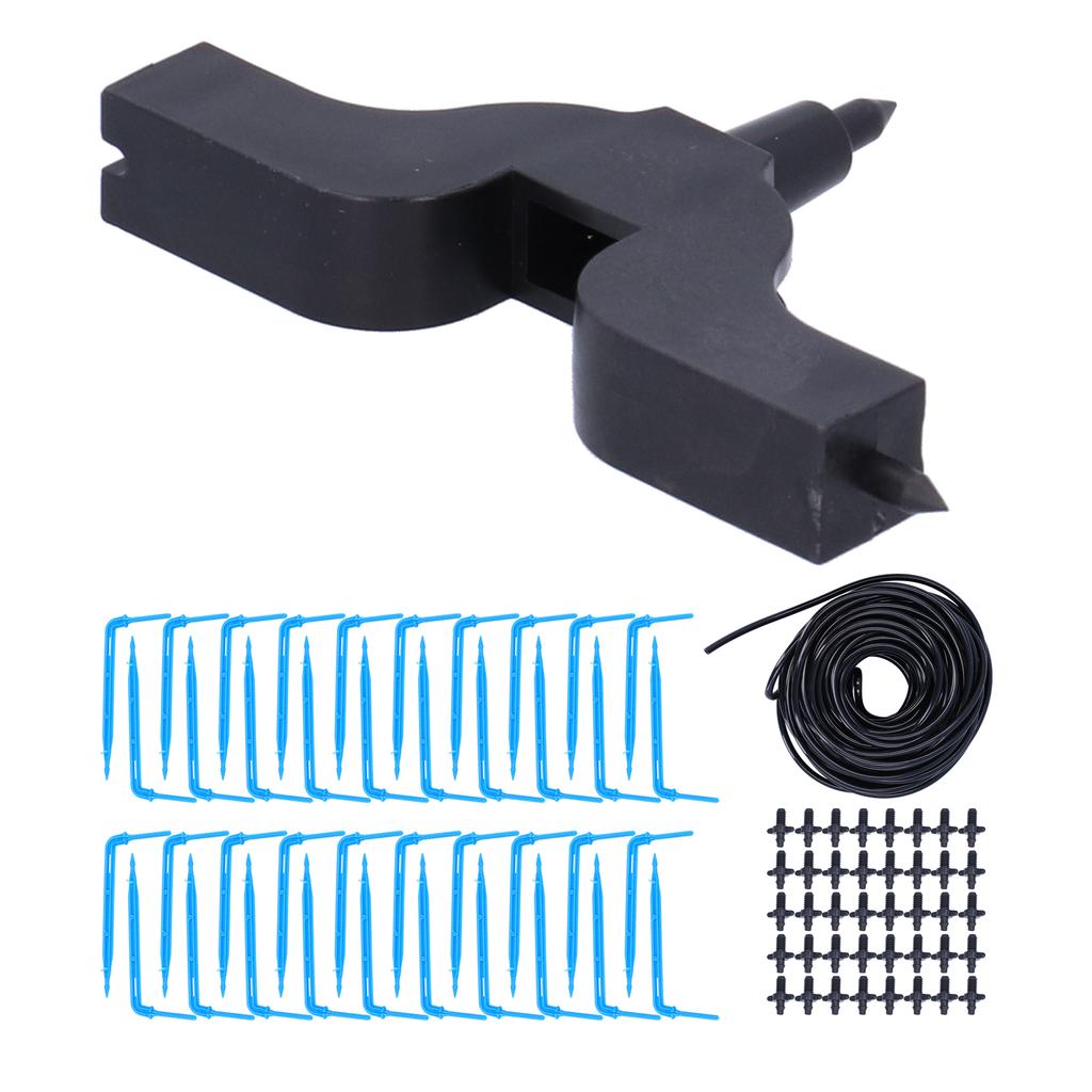 Drip Irrigation Kit 15m Watering Dripper Hose Set Garden Greenhouse Seedling Accessory