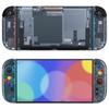 EXtremeRate Guscio Sostitutivo Fai-da-te Pulsanti per Nintendo Switch Console Personalizzata Piastra Posteriore Piastra Frontale Controller Striscia Decorativa con ABXY per Essenziale