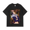 275 GSM Washed T-shirts 100% Cotton Seven Deadly Sins V9 Merlin Print Unisex Heavy Cotton T Shirt