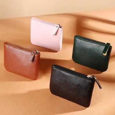 Zips Malé mince Peniaze Peňaženka Puzdro na karty Puzdro na kľúče Módne Dámske Peňaženka na mince Klasický vzor liči PU Koža Spojka Tenká Jednoduchá