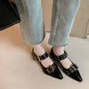 Mode Schnürschuhe Gothic Damen Nietbeschlag Streetstyle Retro Lässige Flats 2024 Frühling/Sommer Mode Alles Weich und Bequem