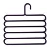 1/4PCS Clothes Hangers 5-Layers Trousers Holders Closet Storage Organizers 5 Layers Pants Towel Scarfs Racks Storage Organization