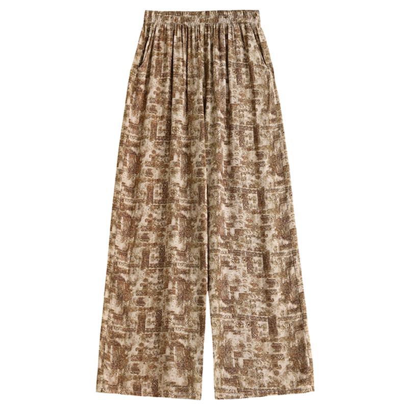 Zomer Wijde Pijpen Broeken voor Dames Kleding Grote Maten Casual Hoge Taille Dames Broeken