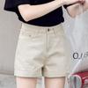 Women's High Waist A-Line Wide Leg Denim Shorts Non-Stretch Vintage Washed Casual Summer Short Jeans 2026 New Fashion Pants