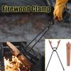 Camping Charcoal Tongs Charcoal Clamps Tongs Charcoal Fire Lightweight Portable Carbon Burning Tongs Camping Fireplace Tongs