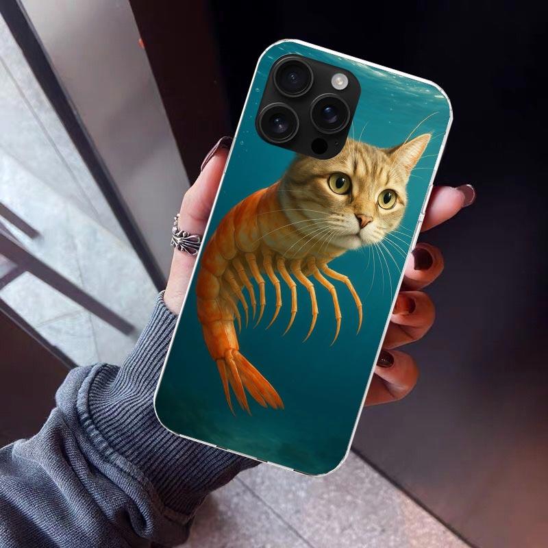 Italian Brainrot Animals Phone Case For iPhone 17 Air 16 15 Pro Max 14 Plus 13 Mini 12 11 Cover 7 8 SE Silicone Shell Print Fund