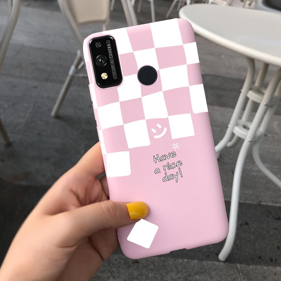Für Honor 9X Lite JSN-L21 Handyhülle Honor 9X STK-LX1 Schöner Druck Macaron Silikon Weiche Hüllen Abdeckung Für Honor9X 9 X Lite