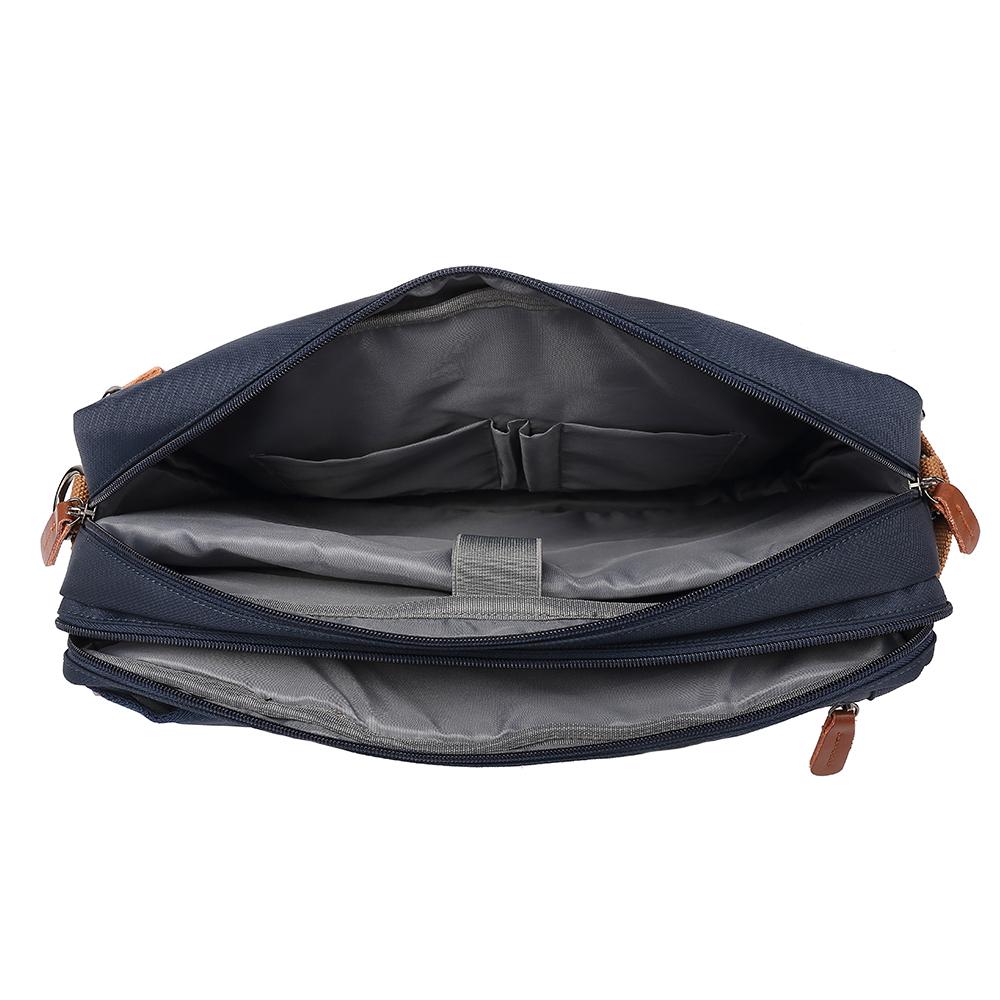 Men Backpack Cool Bell Multifunctional Backpack &Shoulder Bag& Messenger Bag& Handbag For 15.6/17.3 Inch Laptop Nylon Black/Gray/Blue 10001