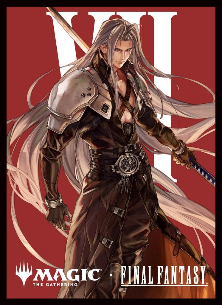 The FANTASY Players Card Sleeves Borderless Edition Renowned Magic Gathering—FINAL "Character" "Sephiroth, Soldier" MFS-32