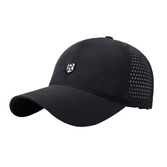 Baseball Hat Quick-Drying Fabric UPF Sun Protection Adjustable Back Buckle Breathable Mesh Outdoor Activity Hat