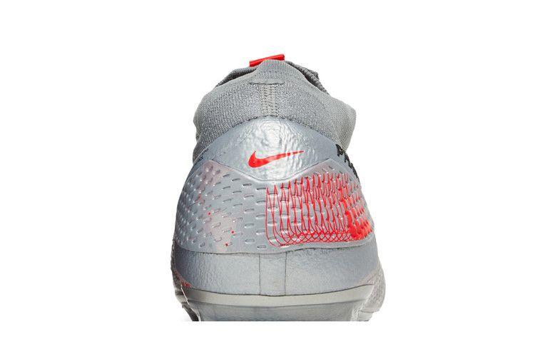 Nike Phantom Vision 2 Elite DF FG Metallic Grey Crimson Men's Sneakers