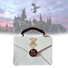 Stylish Hogwarts Inspired Themed White Pu Envelope Shoulder Bag For Trendy Everyday Use